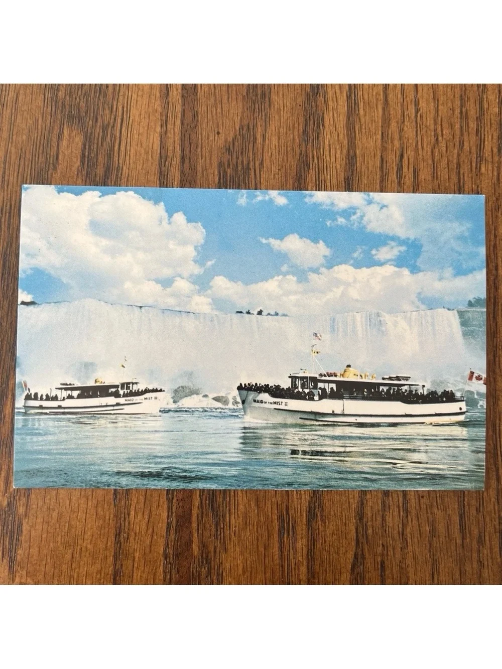 Maid Of The Mist Niagara Falls Postcard Vintage Unposted M Spitalny & Son